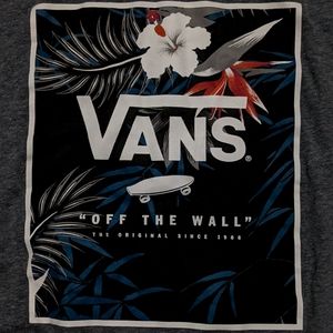 VANS Off The Wall Floral Print T-shirt